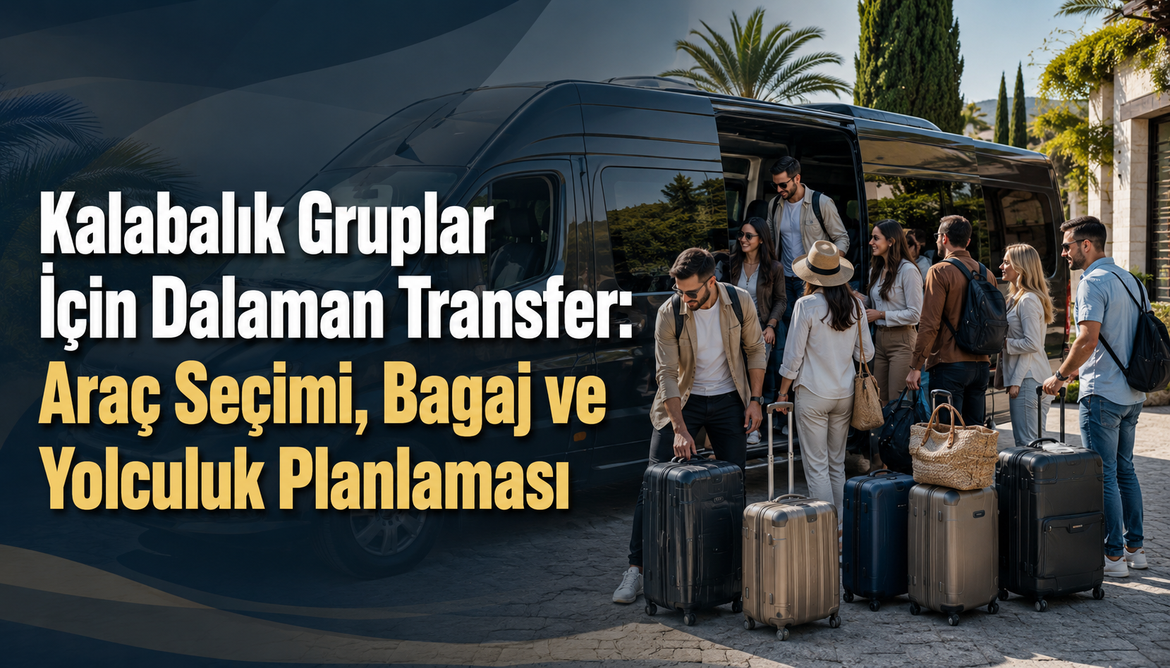 Kalabalık Gruplar İçin Dalaman Transfer: Araç Seçimi, Bagaj ve Yolculuk Planlaması