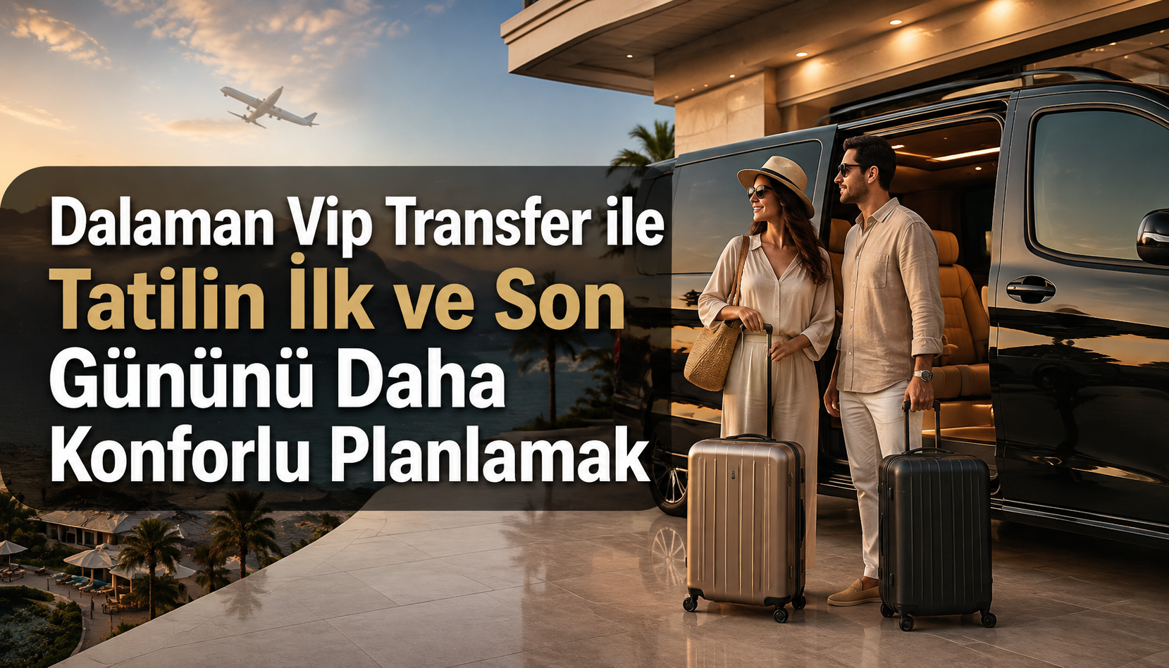 Dalaman Vip Transfer ile Tatilin İlk ve Son Gününü Daha Konforlu Planlamak